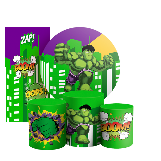 Arte Digital Painel de Festa - Hulk Baby 802802