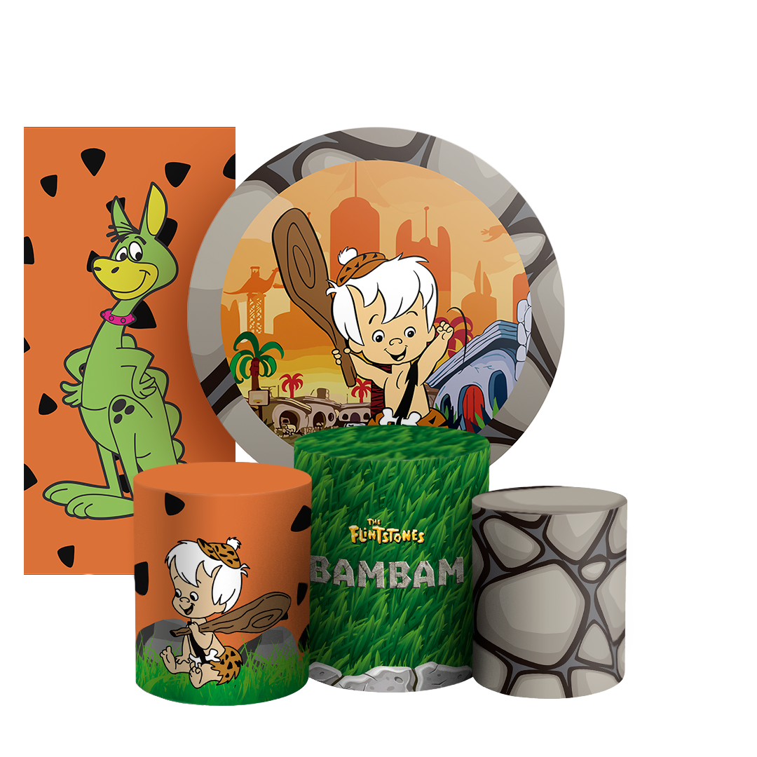 Arte Digital Painel de Festa - Bambam Os Flintstones 802813