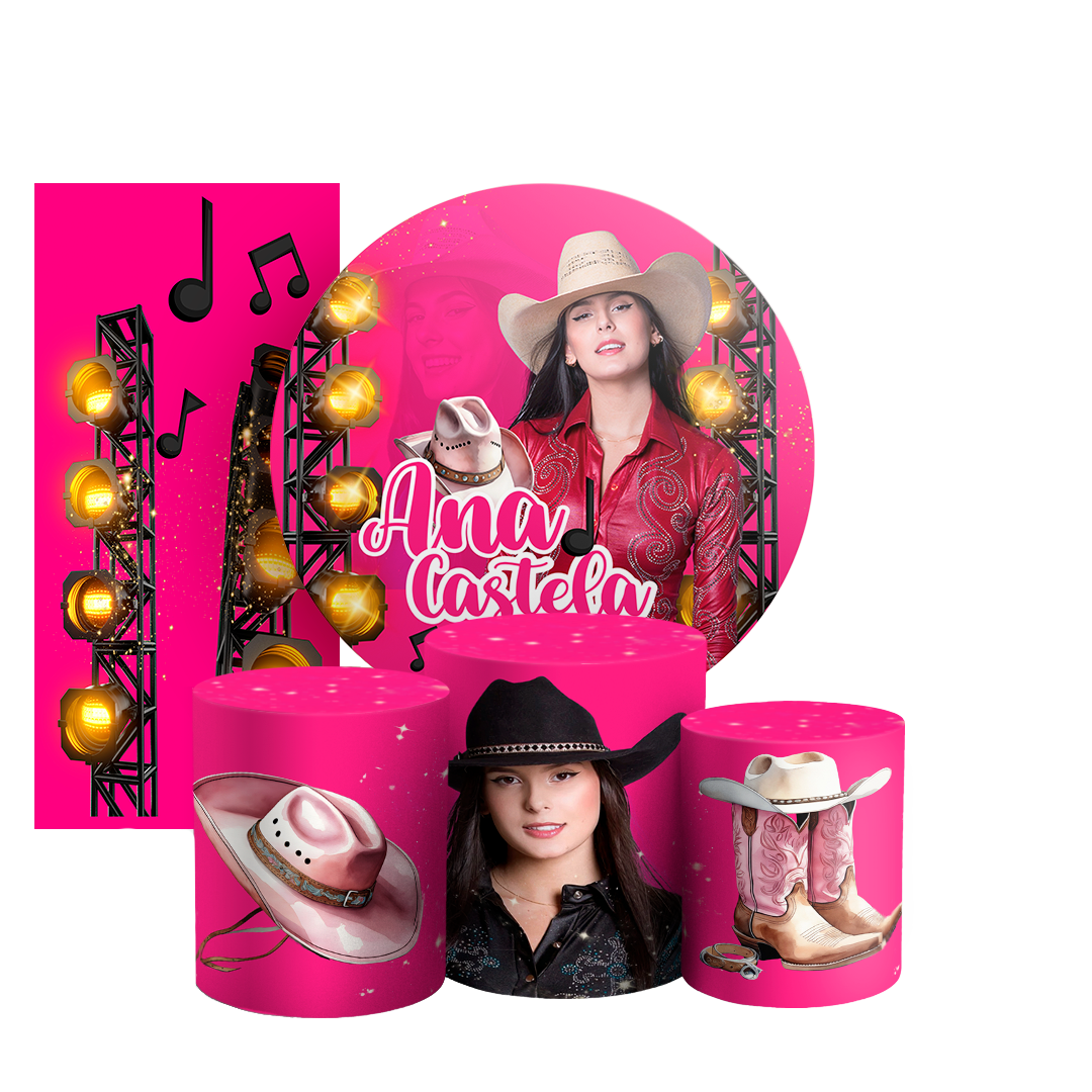 Arte Digital Painel de Festa - Ana Castela 802818