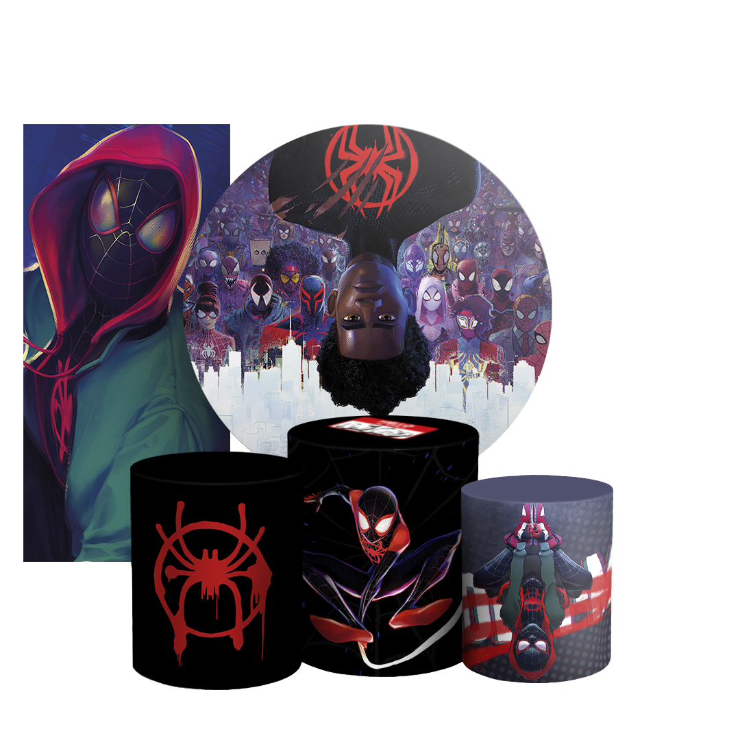 Arte Digital Painel de Festa - Miles Morales 802867