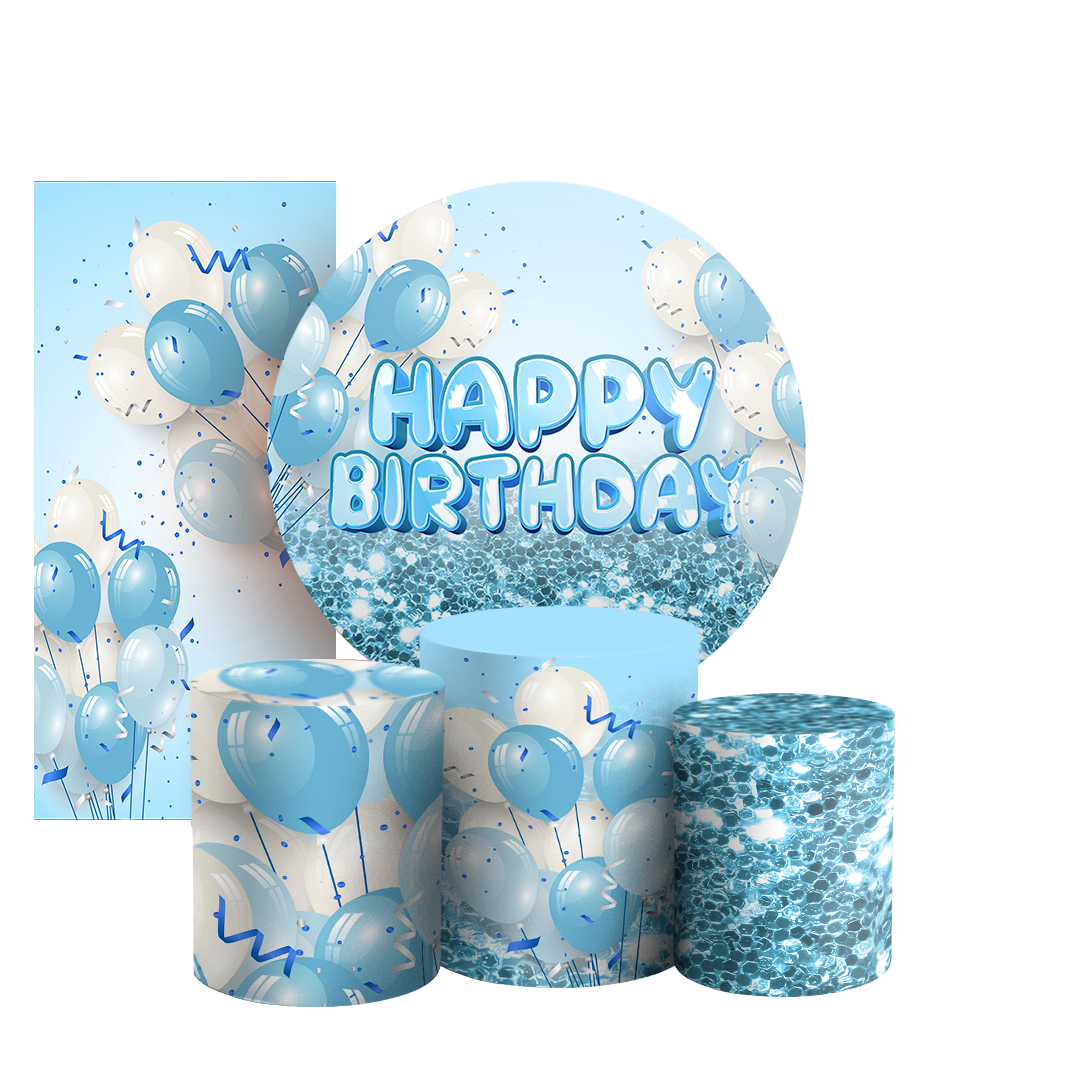 Arte Digital Painel de Festa - Feliz Aniversario 802873