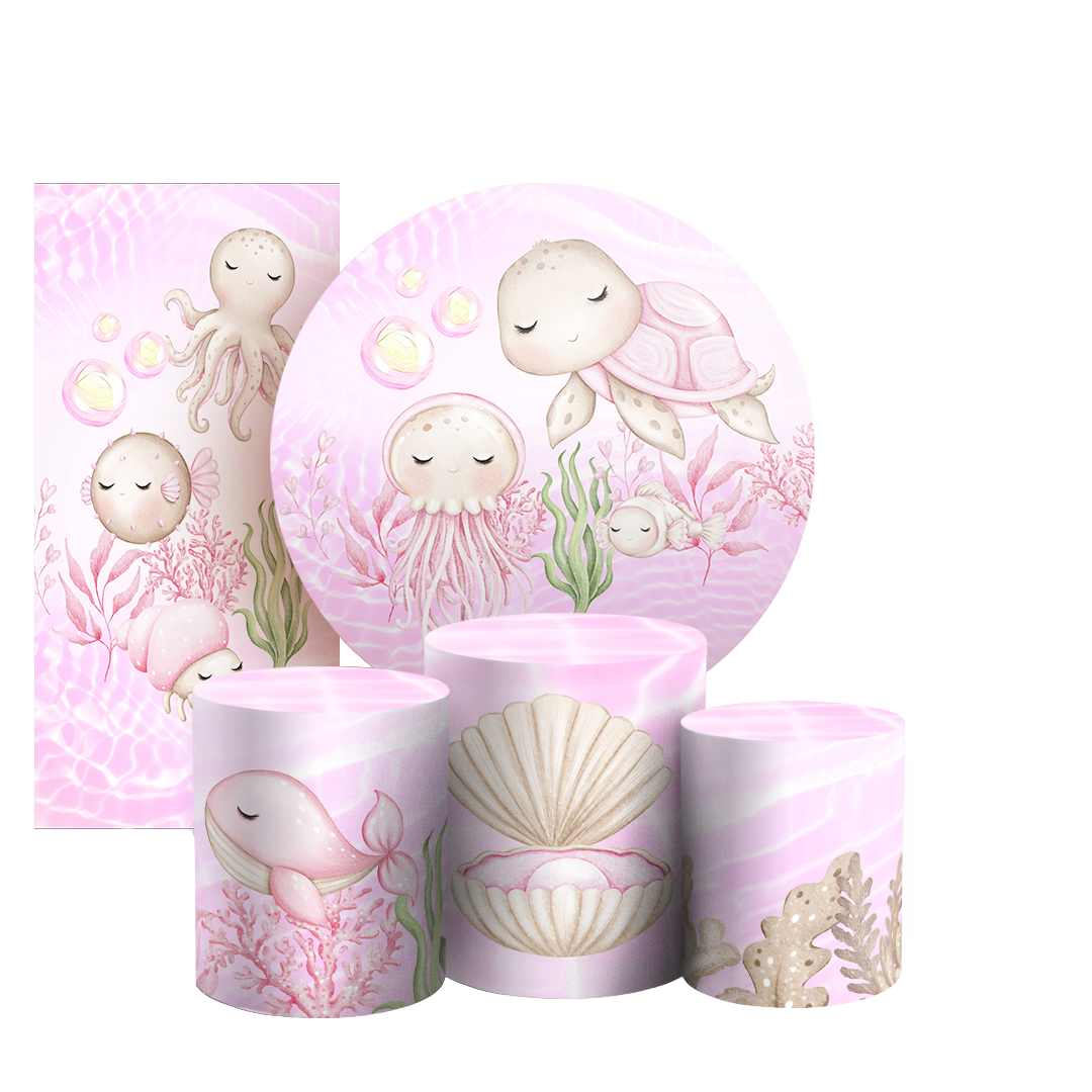 Arte Digital Painel de Festa - Fundo Do Mar 802877