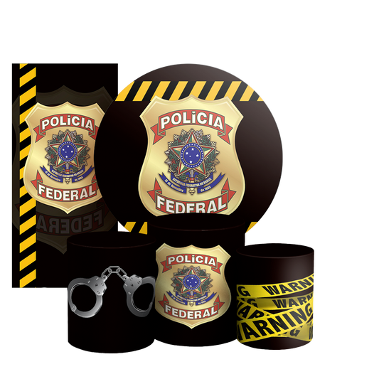 Arte Digital Painel de Festa - Policia Federal 802889