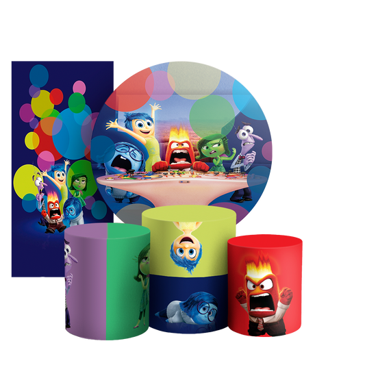 Arte Digital Painel de Festa - Divertida Mente 802894