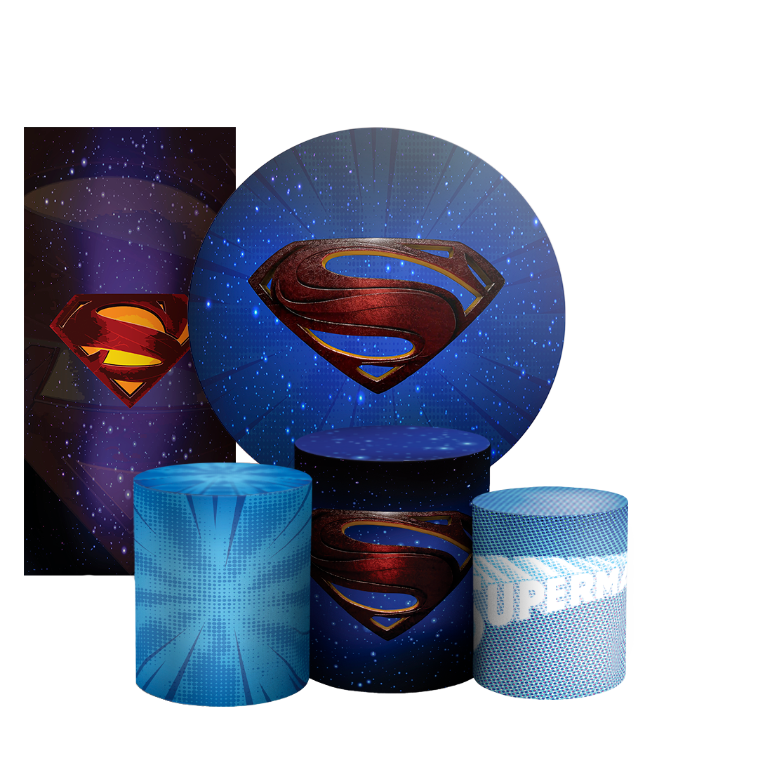 Arte Digital Painel de Festa - Super Man 802896