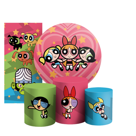 Arte Digital Painel de Festa - As Meninas Super Poderosas 802901