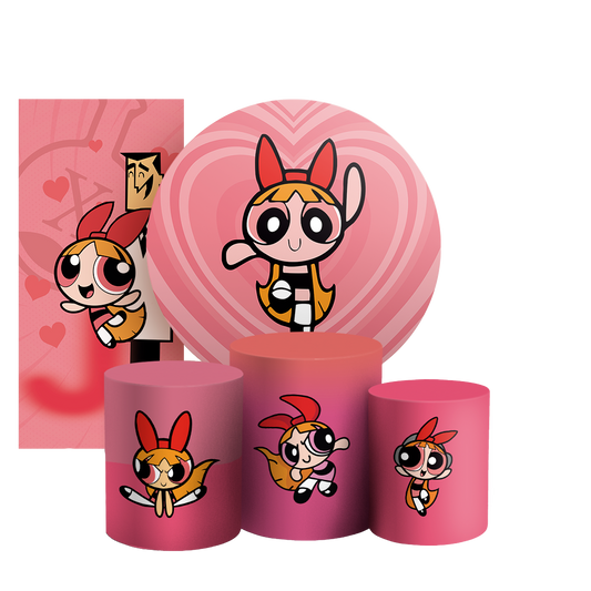 Arte Digital Painel de Festa - As Meninas Super Poderosas Florzinha 802905