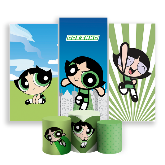 Arte Digital Painel de Festa - Docinho As Meninas Super Poderosas 802914