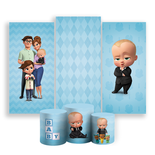 Arte Digital Painel de Festa - Poderoso Chefinho 802918