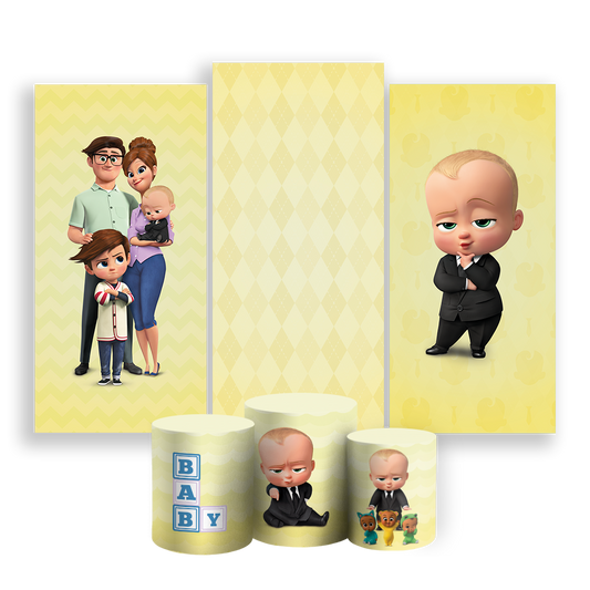 Arte Digital Painel de Festa - Poderoso Chefinho 802919