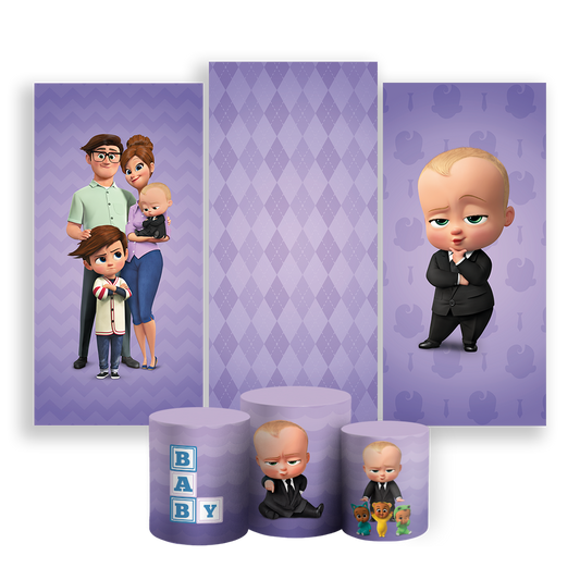 Arte Digital Painel de Festa - Poderoso Chefinho 802920