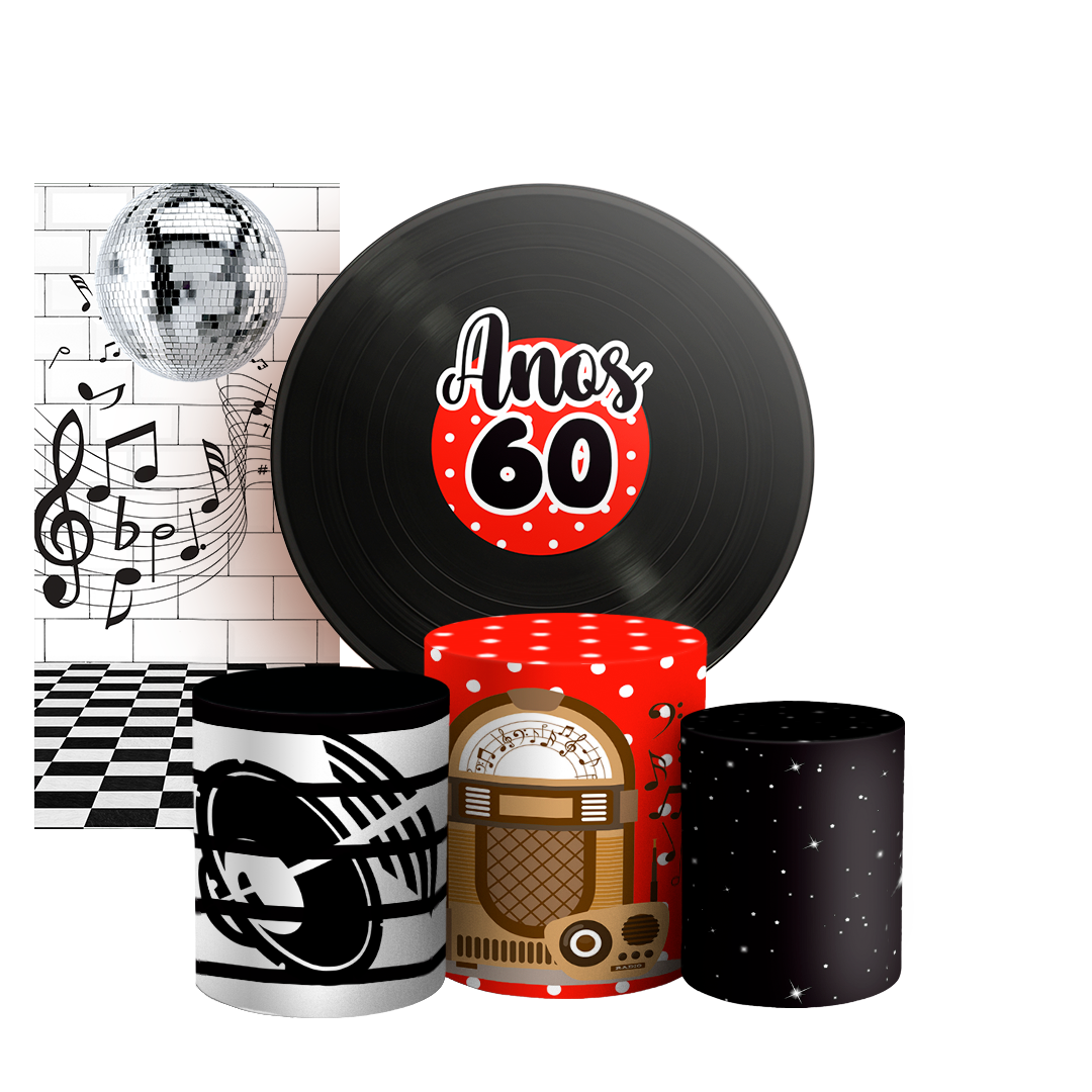 Arte Digital Painel de Festa - Anos 80 802921