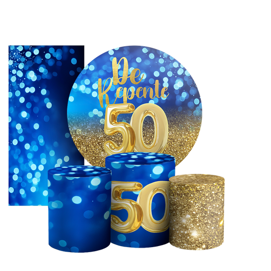 Arte Digital Painel de Festa - De Repente 50 802925