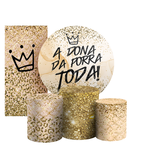 Arte Digital Painel de Festa - Dona Da Porra Toda 802927