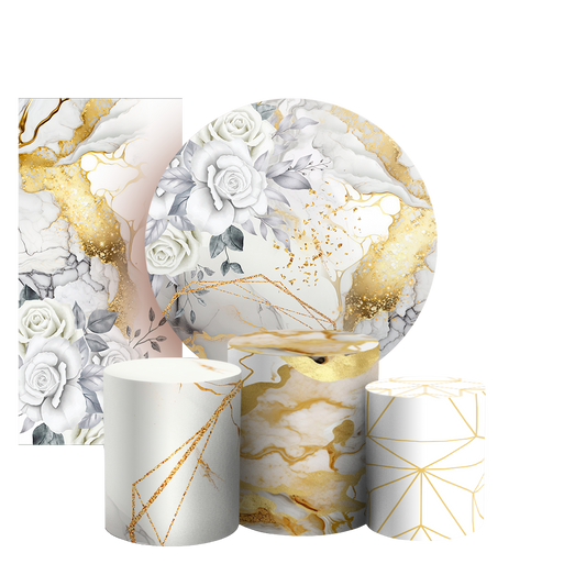 Arte Digital Painel de Festa - Floral 802930