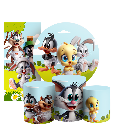 Arte Digital Painel de Festa - Looney Tunes 802934