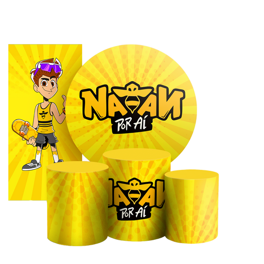 Arte Digital Painel de Festa - Natan Por Ai 802938