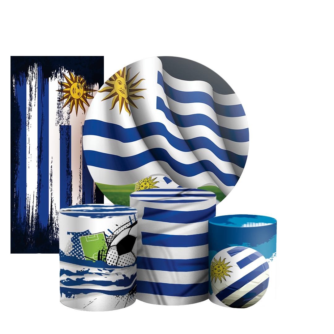 Arte Digital Painel de Festa - Uruguai Futebol 802953