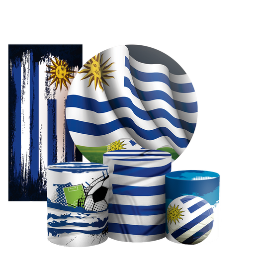 Arte Digital Painel de Festa - Uruguai Futebol 802953
