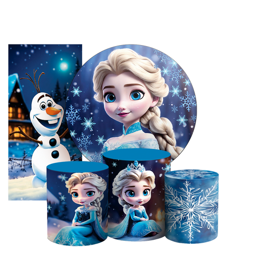 Arte Digital Painel de Festa - Frozen 802954