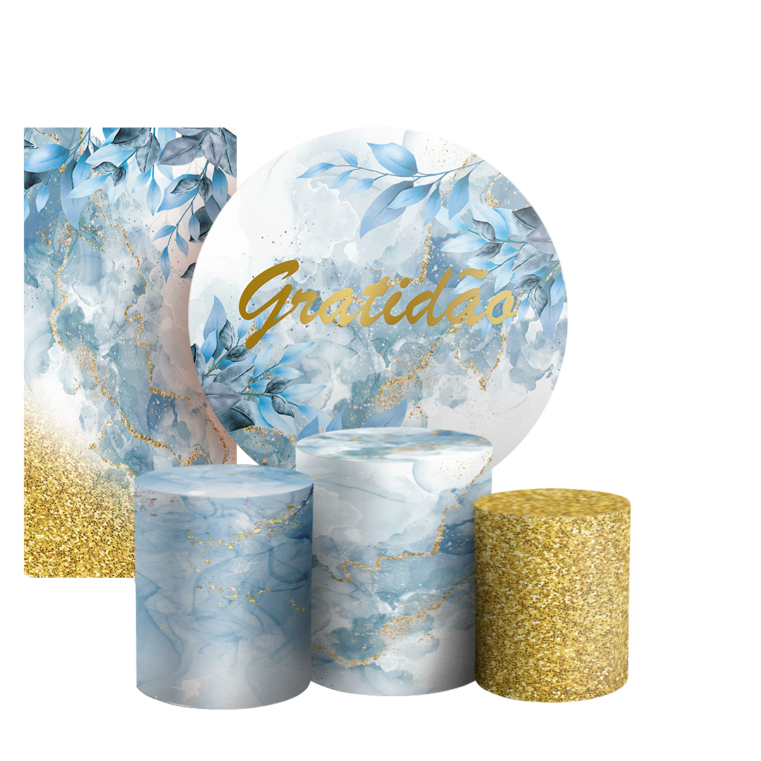 Arte Digital Painel de Festa - Gratidao 802960