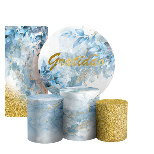 Arte Digital Painel de Festa - Gratidao 802960