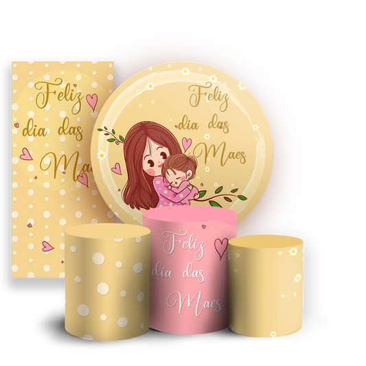 Arte Digital Painel de Festa - Dia dos Maes 802962