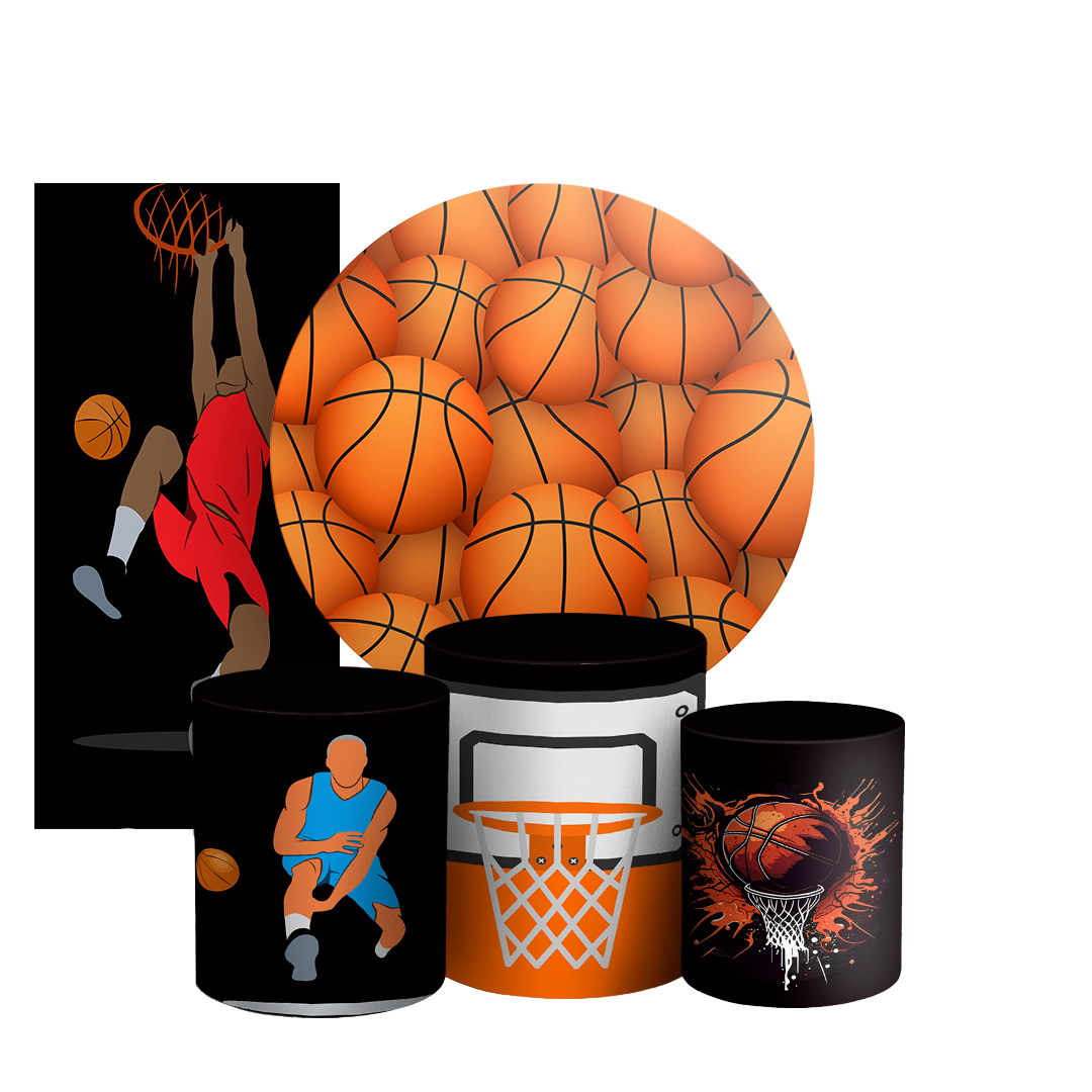 Arte Digital Painel de Festa - Basquete 802966