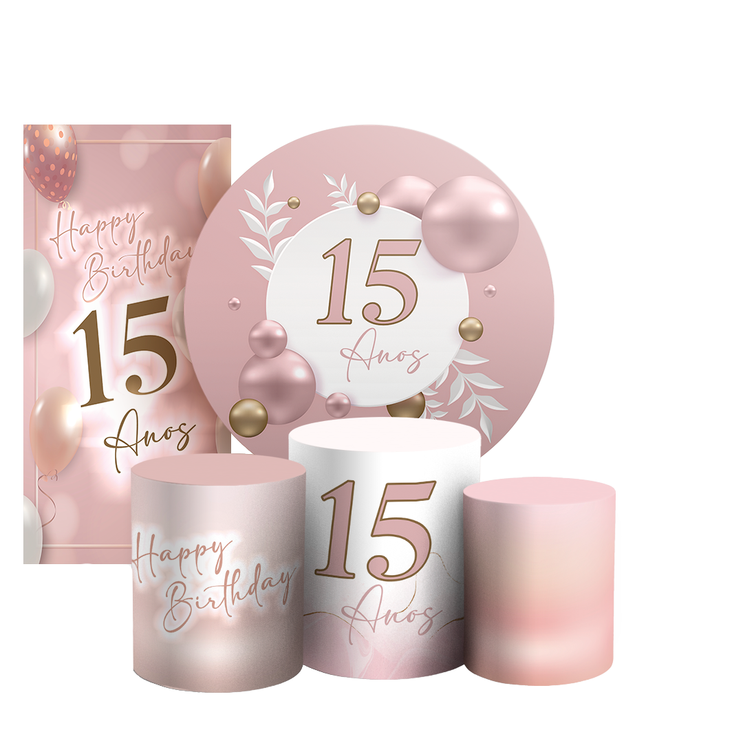 Arte Digital Painel de Festa - 15 anos 802982