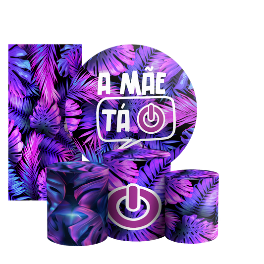 Arte Digital Painel de Festa - A Mae Ta On 803001