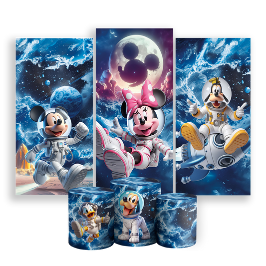 Arte Digital Painel de Festa - Mickey Astronauta 803023