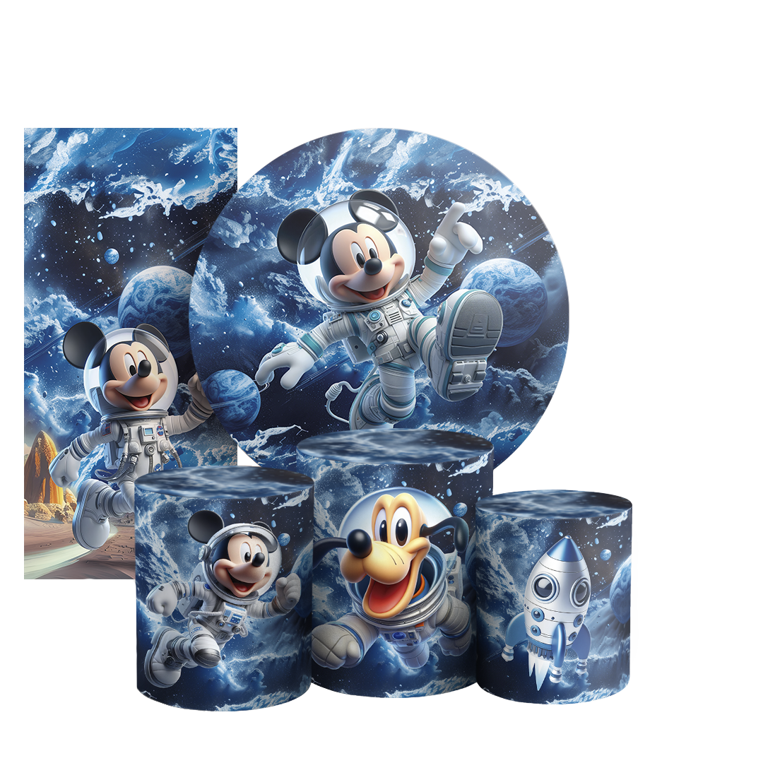 Arte Digital Painel de Festa - Mickey Astronauta 803024