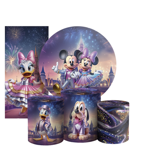 Arte Digital Painel de Festa - Mickey Reinado 803025