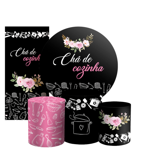 Arte Digital Painel de Festa - Cha de Cozinha 803028