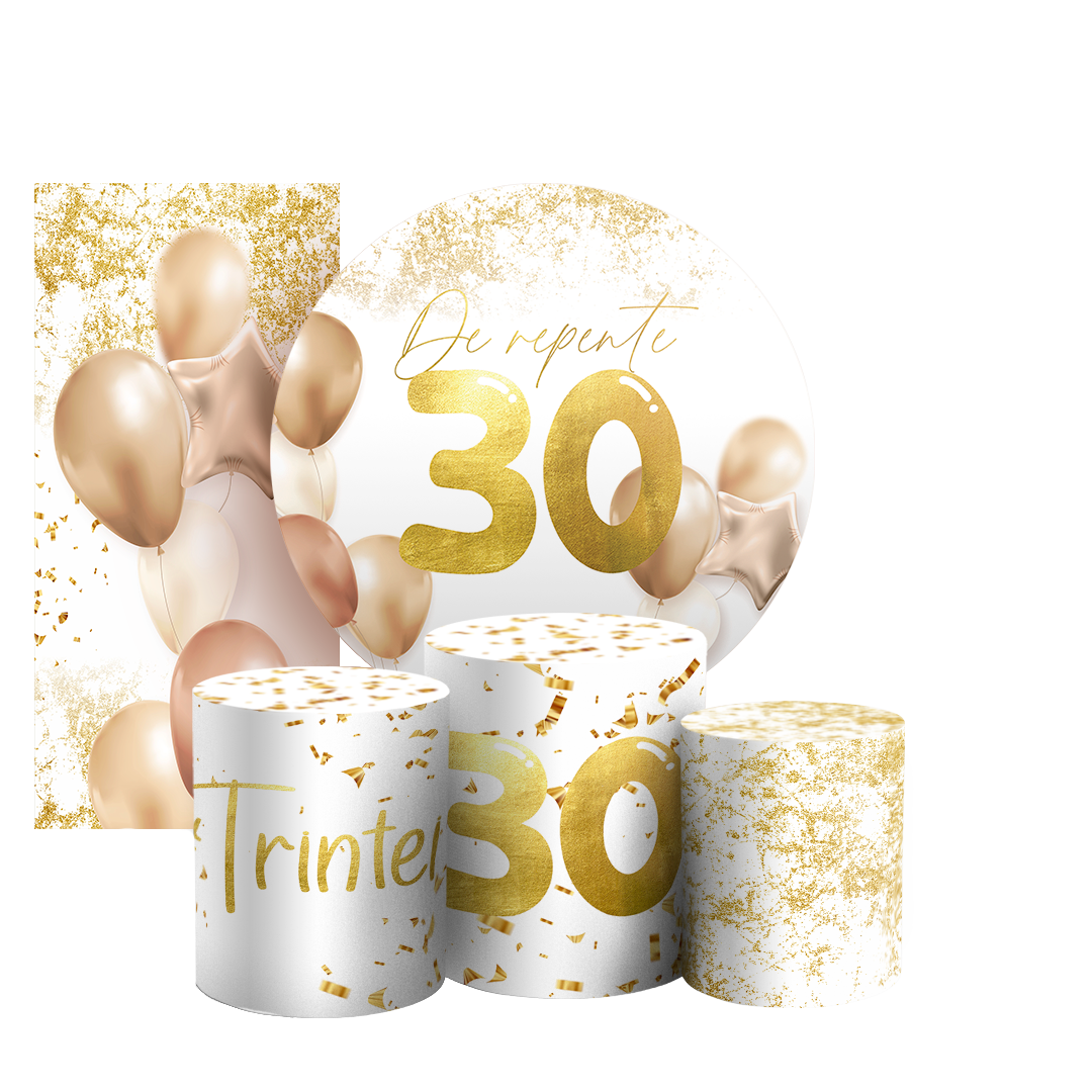 Arte Digital Painel de Festa - 30 Anos 803035