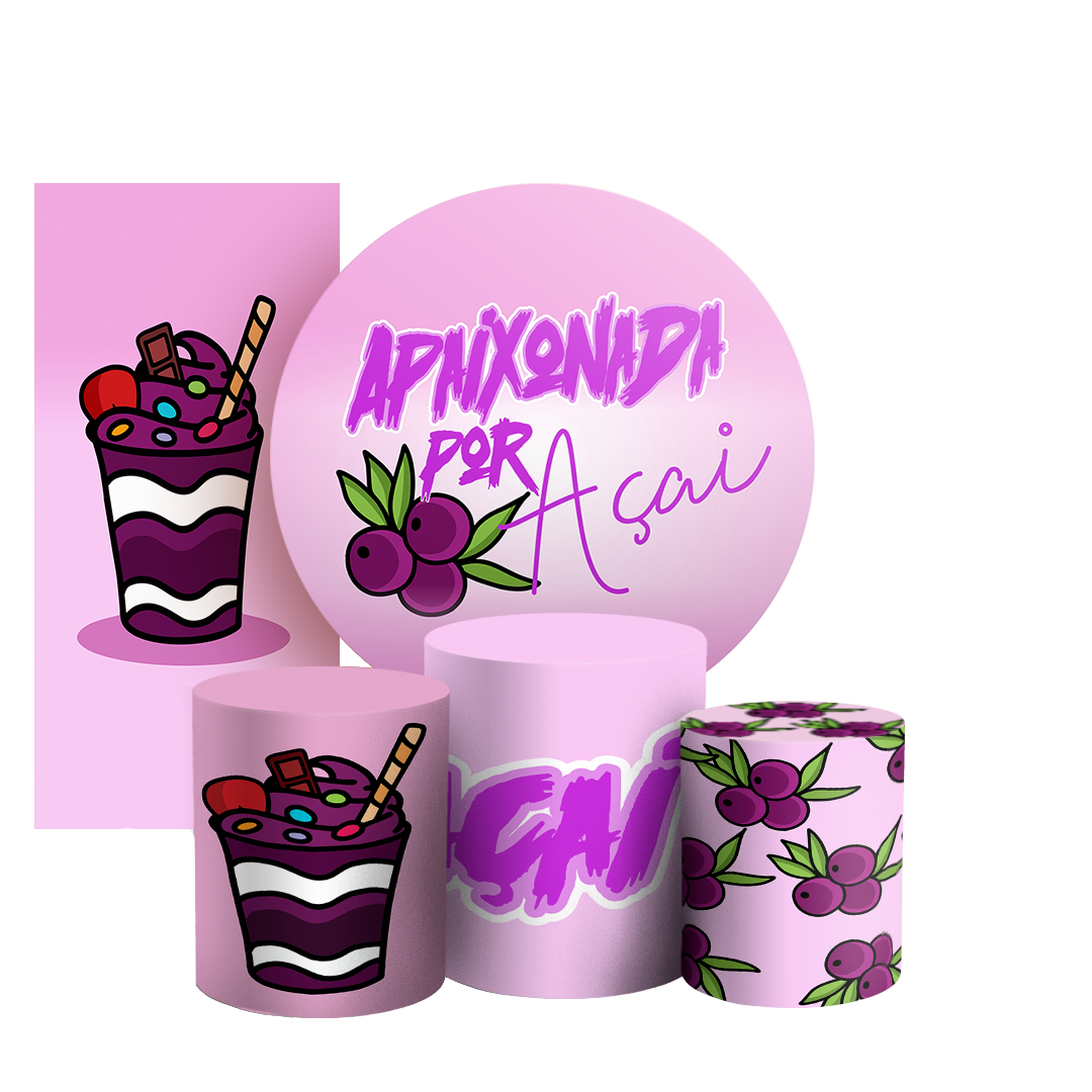 Arte Digital Painel de Festa - Acai 803038