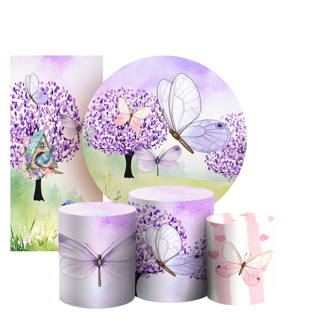 Arte Digital Painel de Festa - Jardim 803045