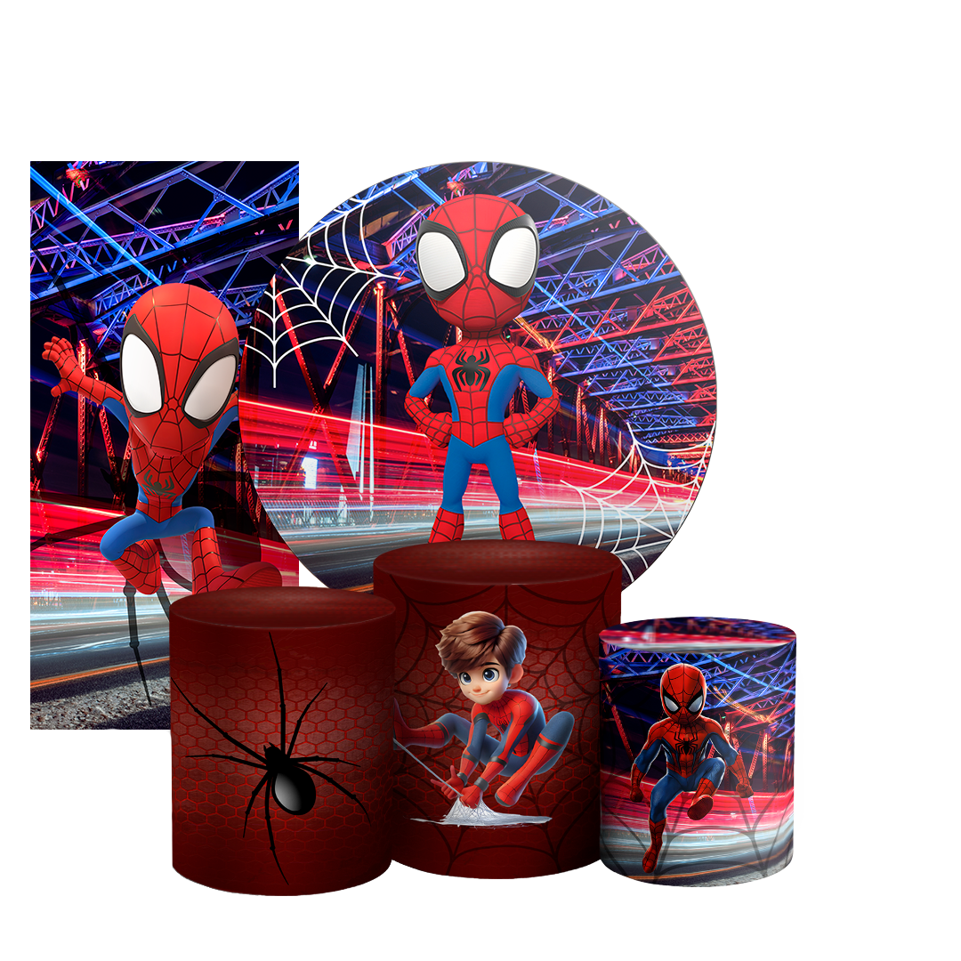 Arte Digital Painel de Festa - Homem Aranha 803057