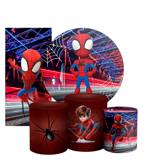 Arte Digital Painel de Festa - Homem Aranha 803057