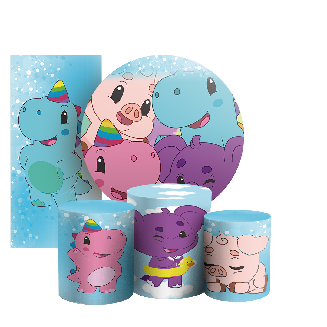 Arte Digital Painel de Festa - Baby Tube 803083