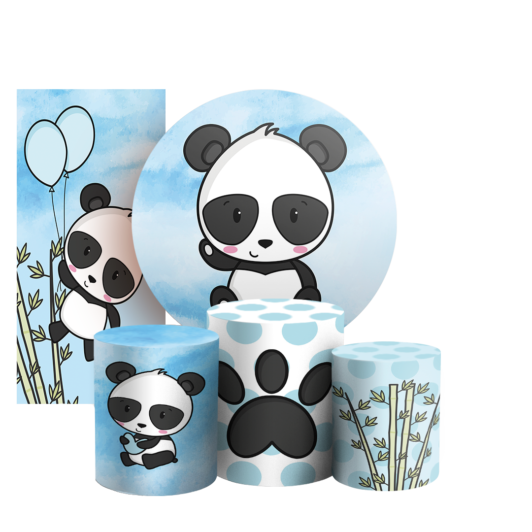 Arte Digital Painel de Festa - Panda 803093