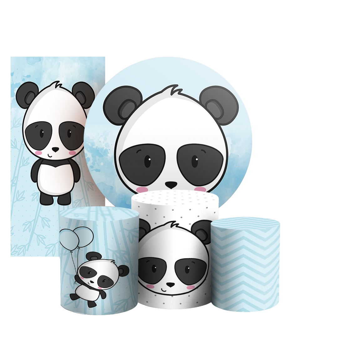 Arte Digital Painel de Festa - Panda 803094