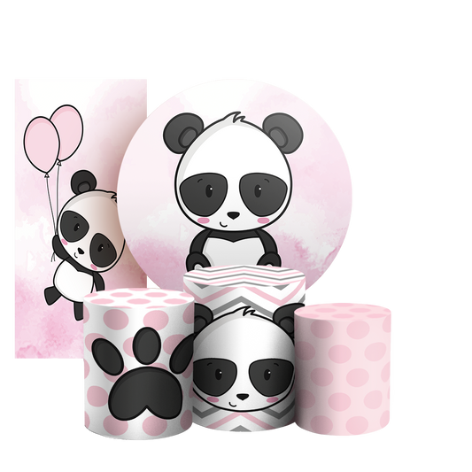 Arte Digital Painel de Festa - Panda 803095