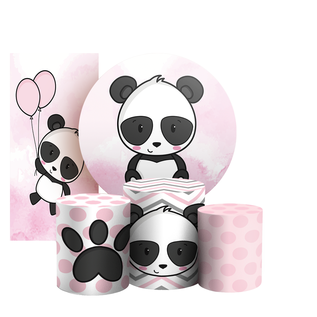 Arte Digital Painel de Festa - Panda 803095