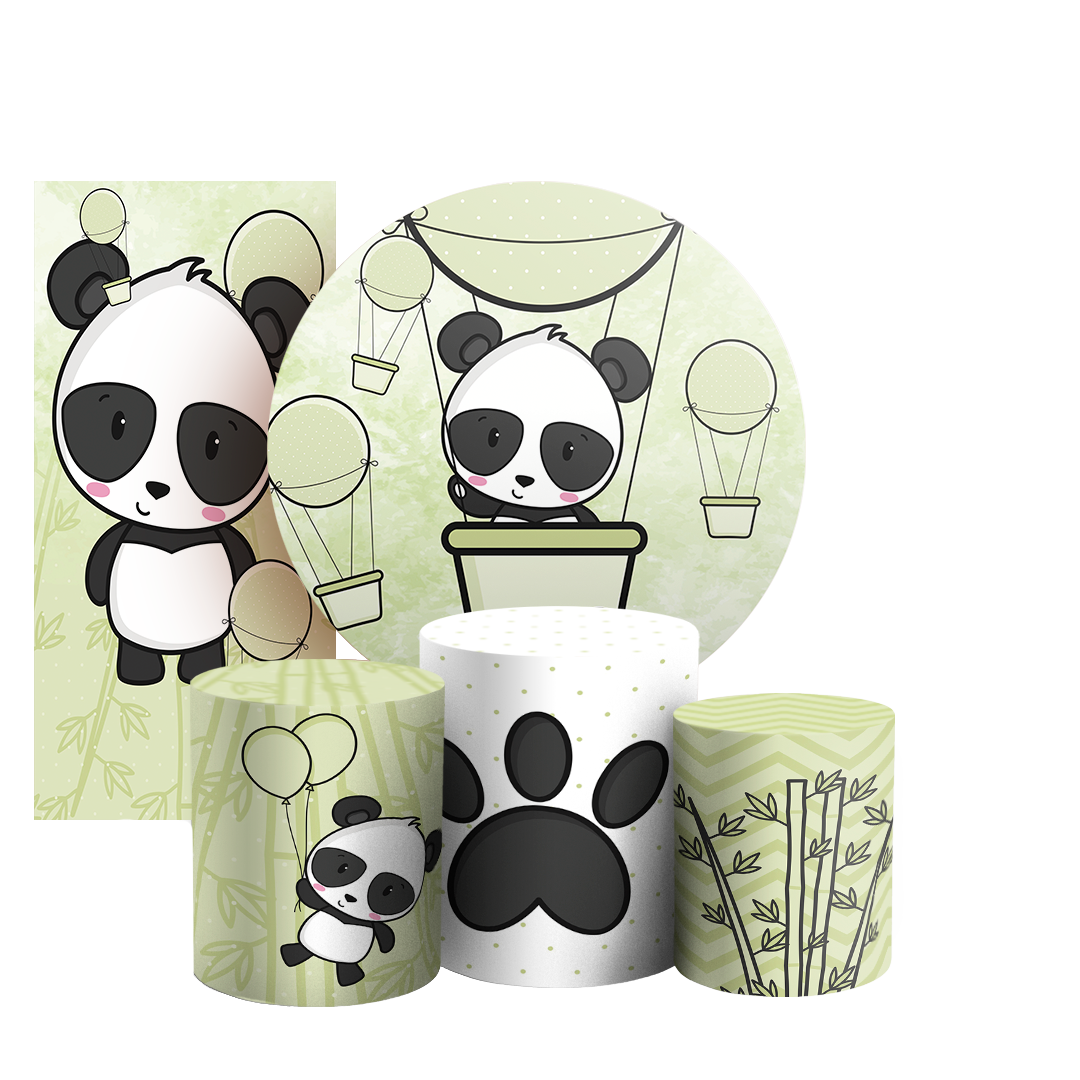 Arte Digital Painel de Festa - Panda 803097