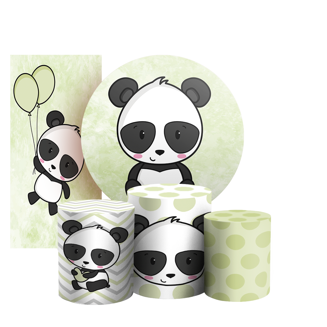 Arte Digital Painel de Festa - Panda 803098