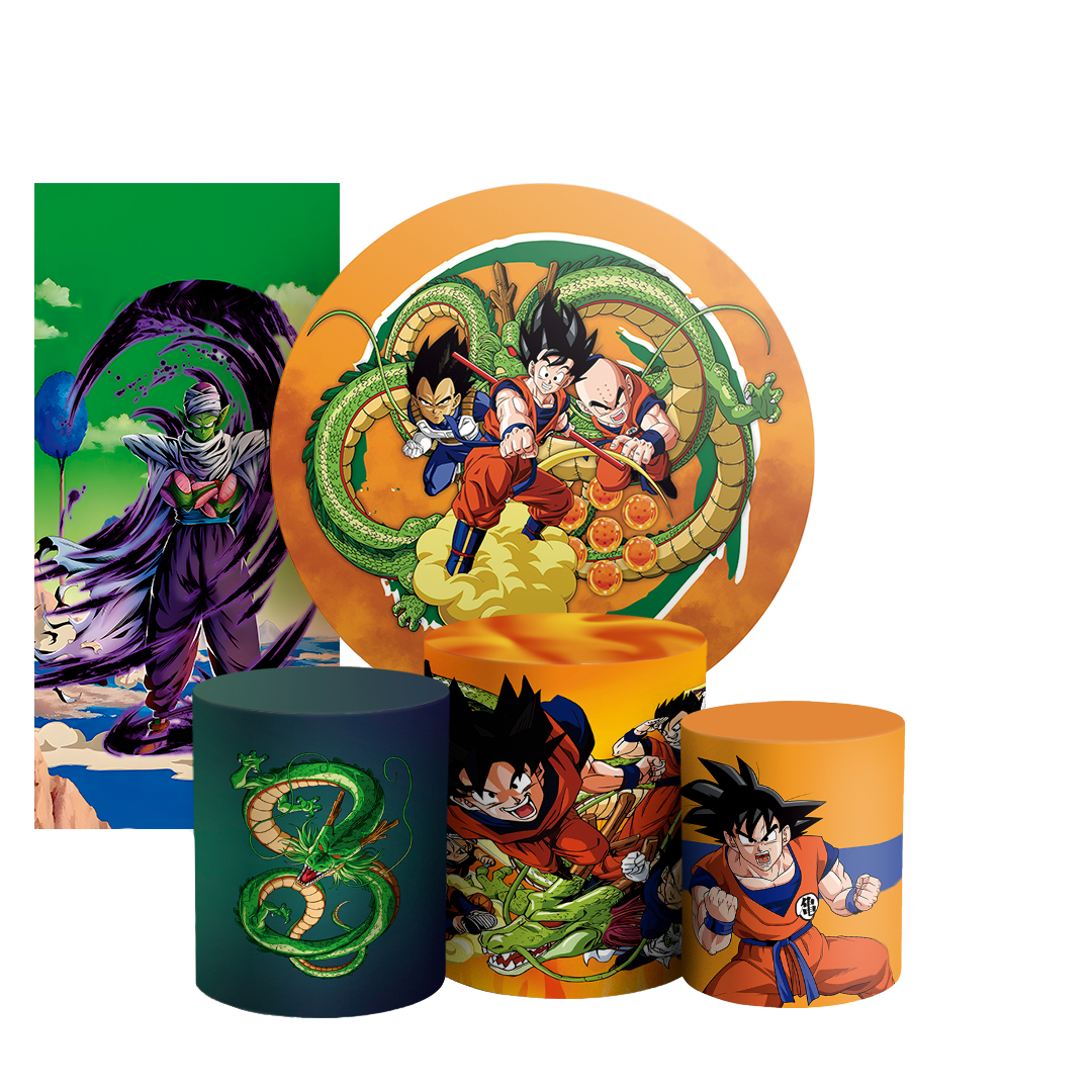Arte Digital Painel de Festa - Dragon Ball 803110