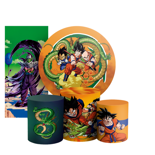 Arte Digital Painel de Festa - Dragon Ball 803110