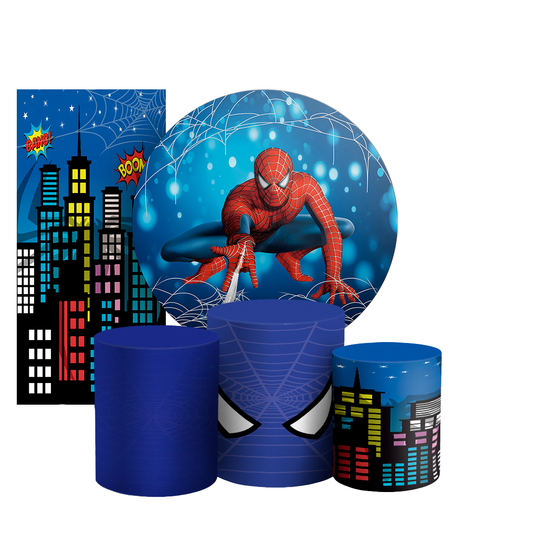 Arte Digital Painel de Festa - Homem Aranha 803111