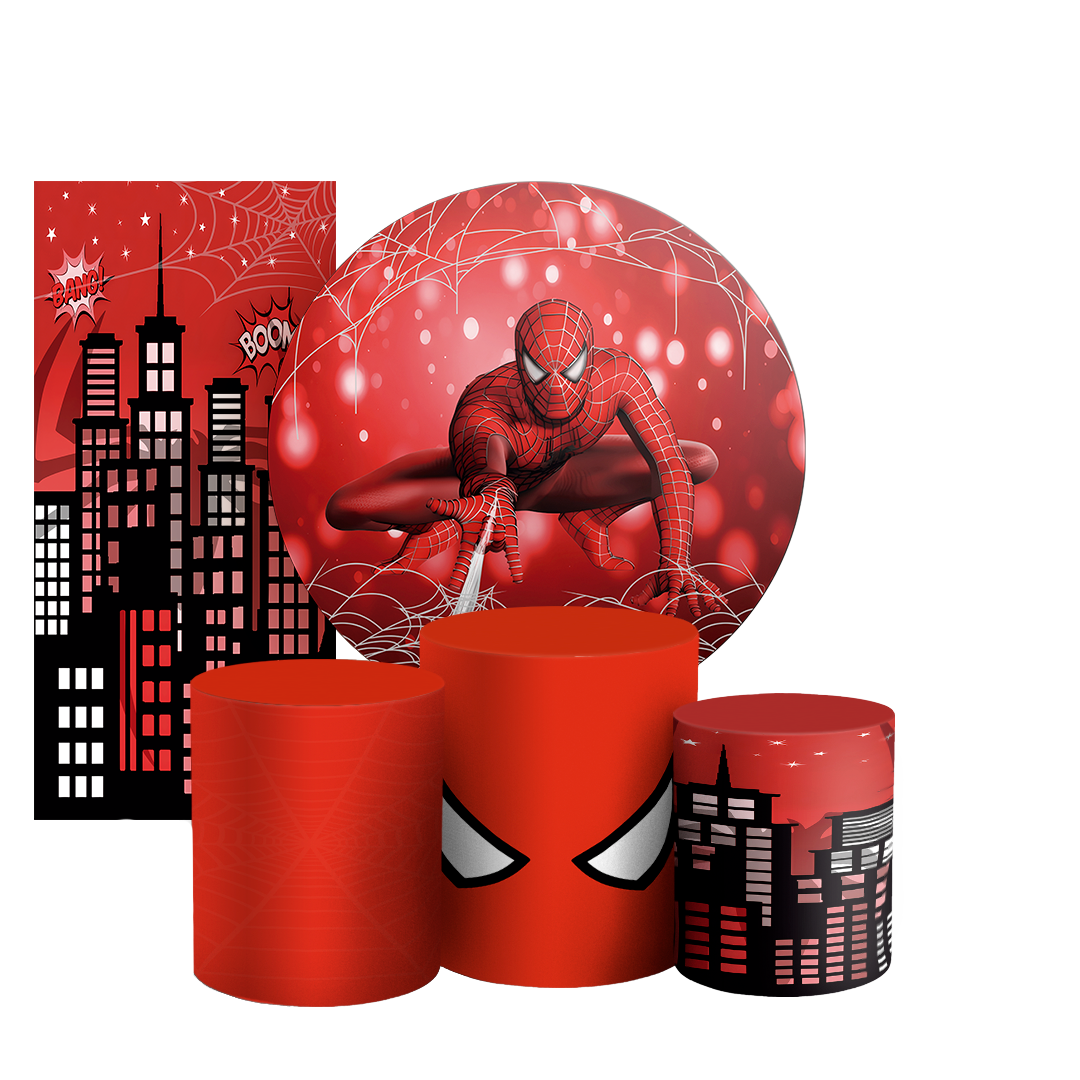 Arte Digital Painel de Festa - Homem Aranha 803112